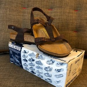 Birkenstock Odessa NIB HABANA 39 Reg NEW & RARE
